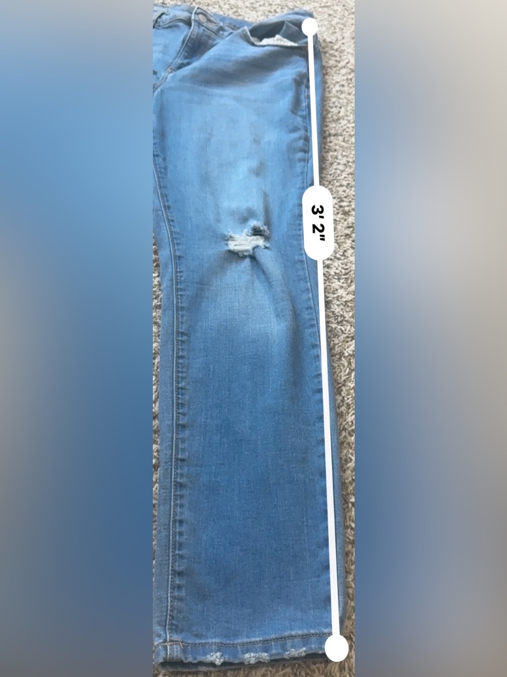 Women's Sonoma Skinny Jeans Size 14 14R Medium Wash - Picture 4 of 6
